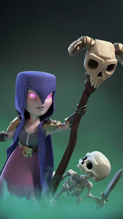 Clash Of Clans/Royale Witch hd wallpapers