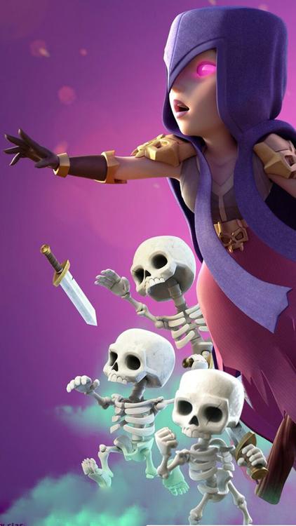 Clash Of Clans/Royale Witch hd background