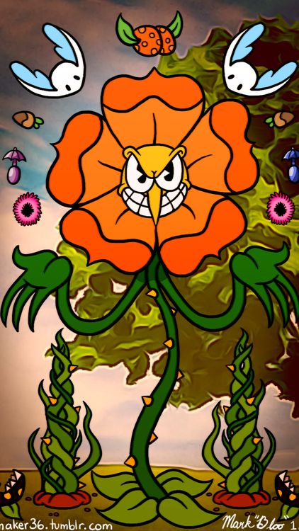Cuphead Cagney Carnation hd wallpapers