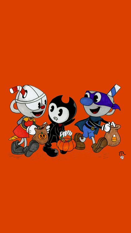 Cuphead Halloween Cup hd background