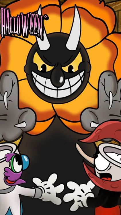 Cuphead Halloween Cup hd background