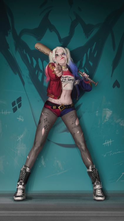 Superheroes Harley Quinnn hd background